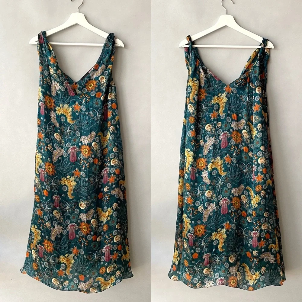LAKE STUDIO Rolled Floral Midi Dress - Picture 2 of 7